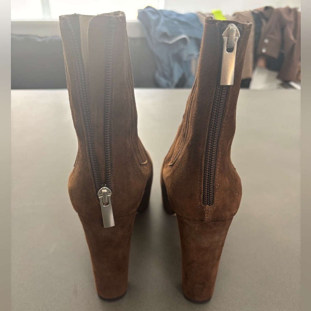 Brown Suede Women's Boots